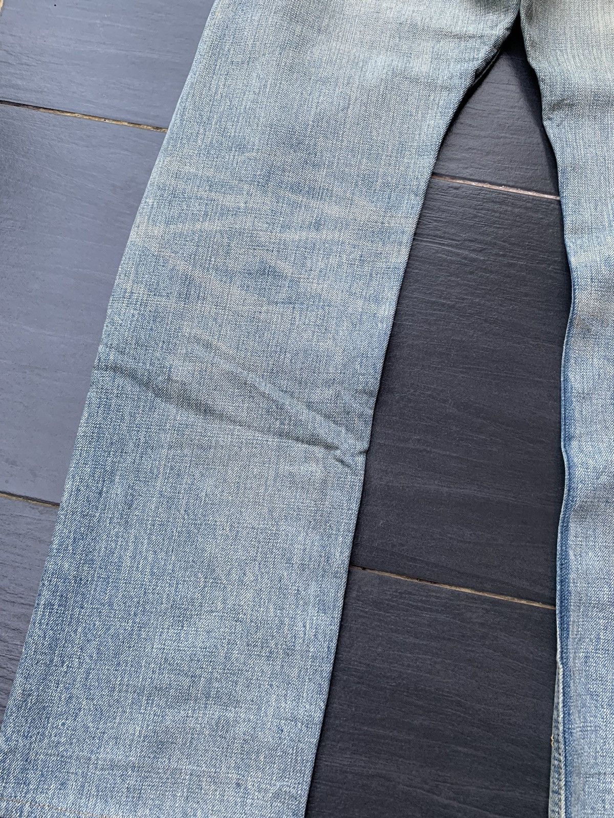 If Six Was Nine Faded Quadro Faded Wash & Distressed Denim Size US 31 - 9 Thumbnail