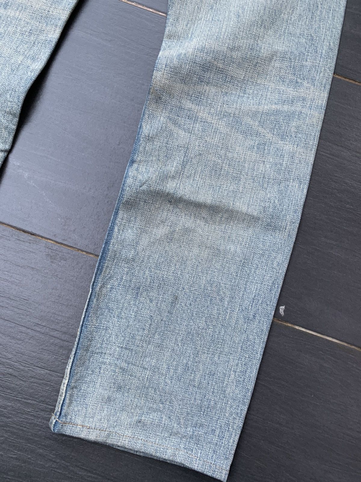 If Six Was Nine Faded Quadro Faded Wash & Distressed Denim Size US 31 - 8 Thumbnail