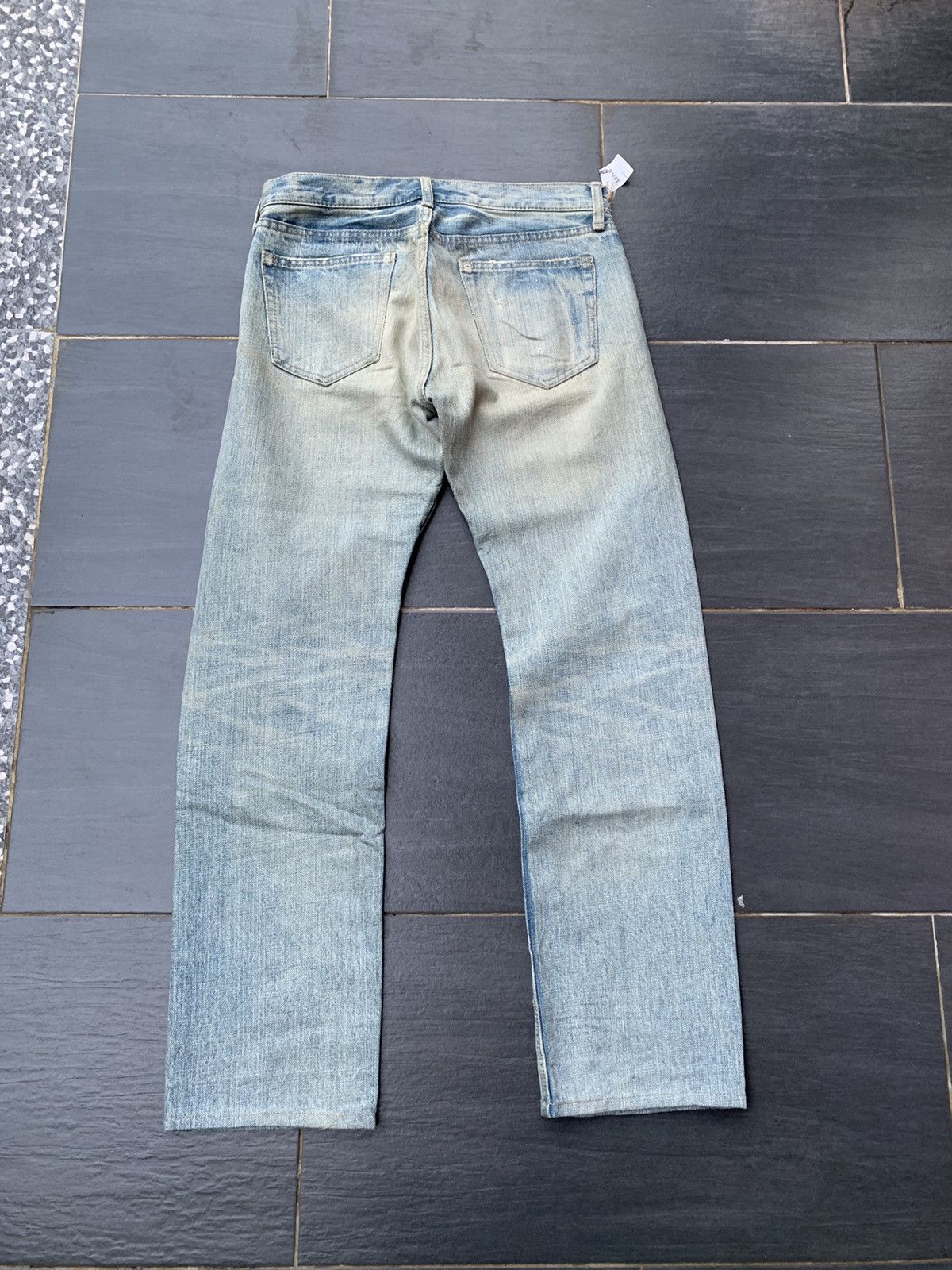If Six Was Nine Faded Quadro Faded Wash & Distressed Denim Size US 31 - 7 Thumbnail