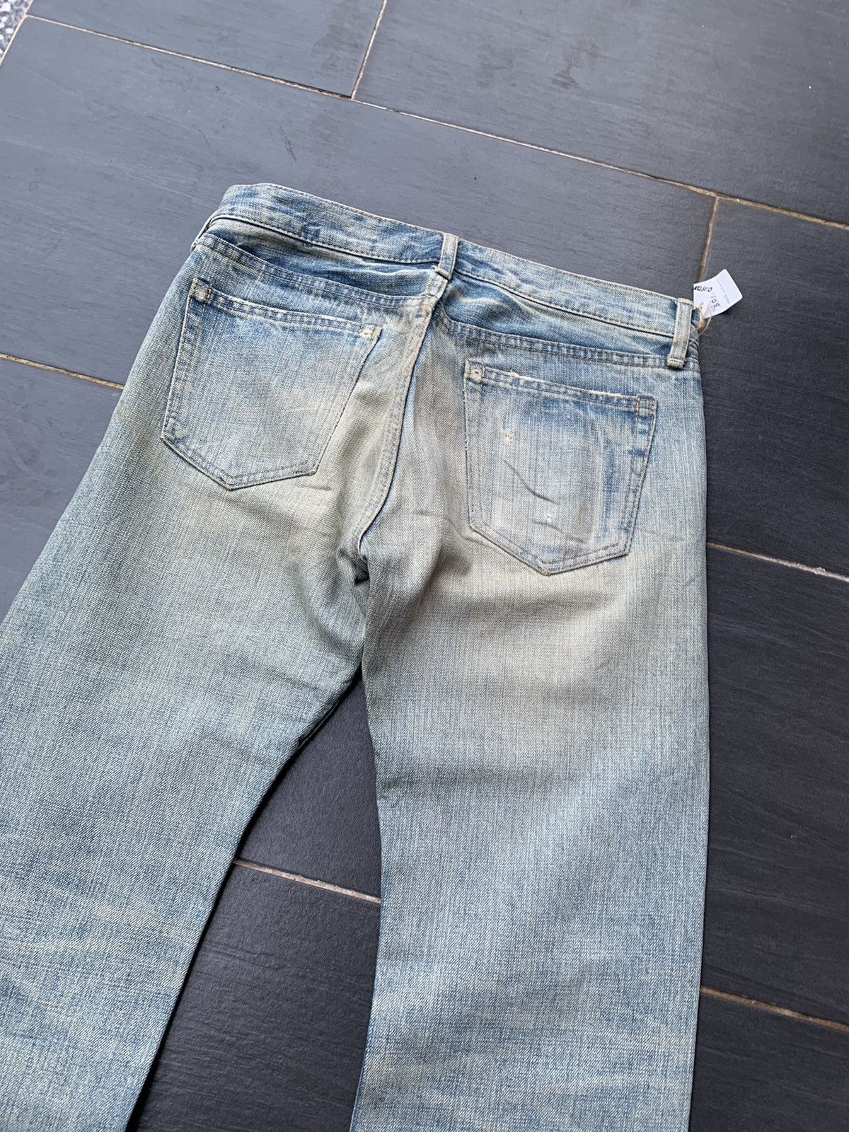 If Six Was Nine Faded Quadro Faded Wash & Distressed Denim Size US 31 - 10 Thumbnail