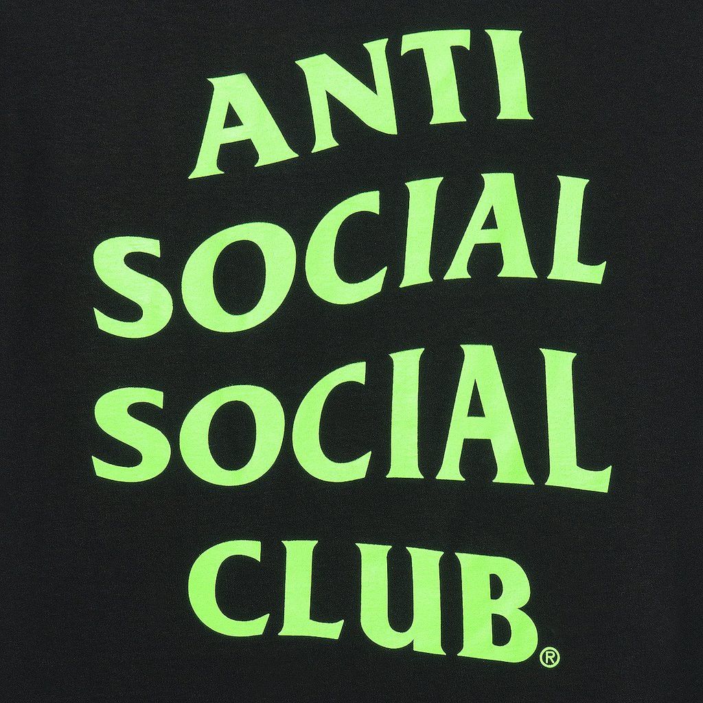 Anti Social Social Club DS ASSC Green Red Logo Rose California Black Tee BAPE KITH Size US M / EU 48-50 / 2 - 3 Thumbnail