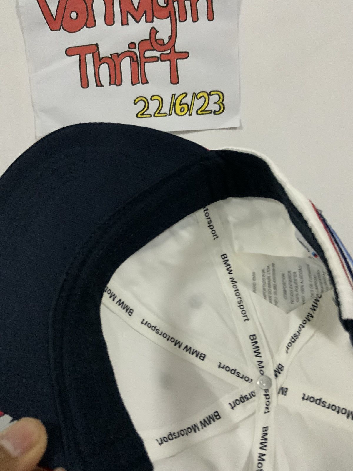 BMW BMW Motorsport powered by M3 Racing Hat Size ONE SIZE - 12 Thumbnail