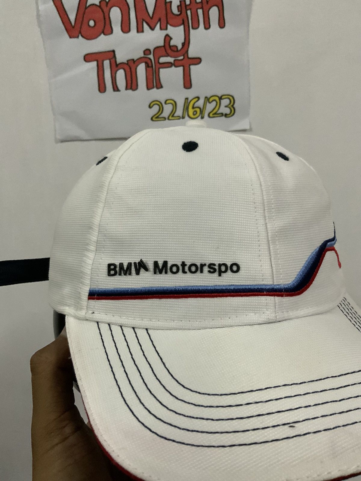 BMW BMW Motorsport powered by M3 Racing Hat Size ONE SIZE - 8 Thumbnail