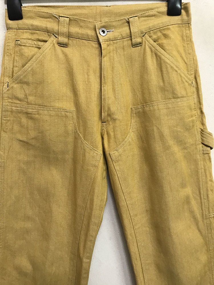 Boycott BOYCOTT Made in Japan Striped HBT Workwear Cropped Pant Size US 30 / EU 46 - 3 Thumbnail