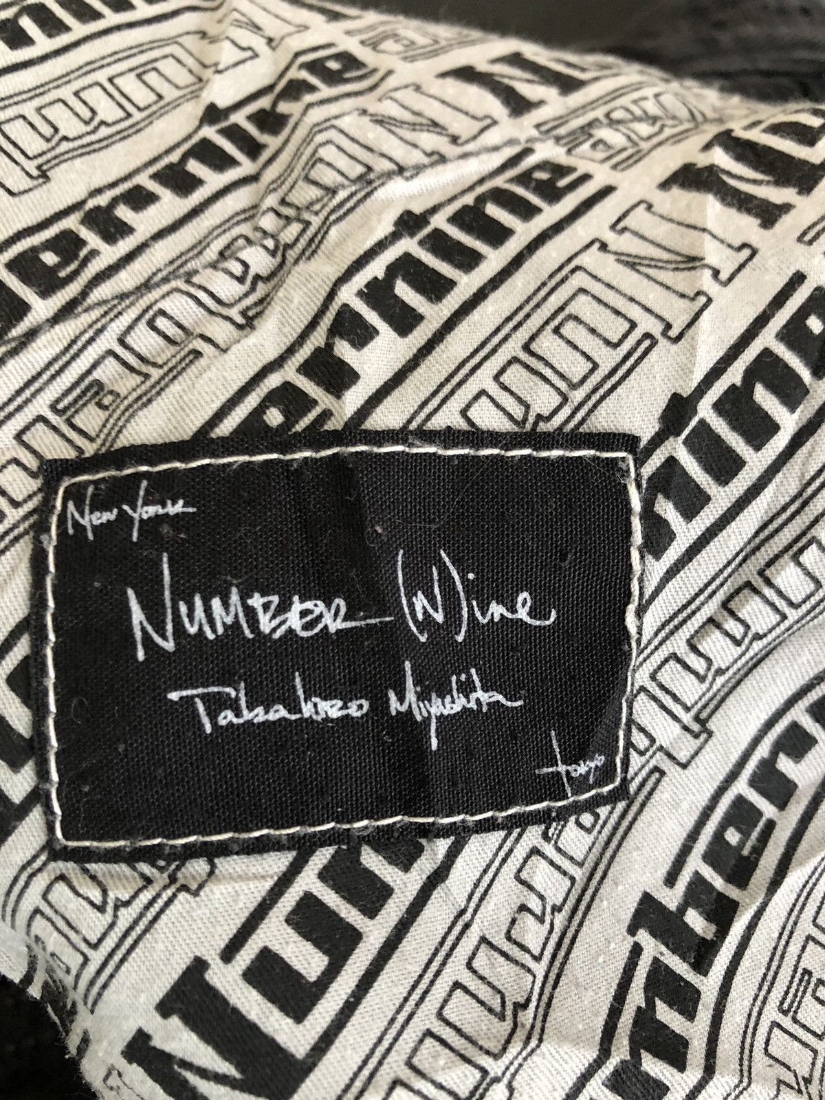 Number (N)ine Takahiro Miyashita John Lennon Patches Denim Cropped Size US 29 - 15 Thumbnail
