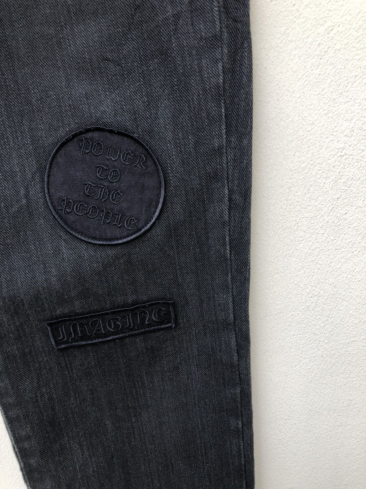 Number (N)ine Takahiro Miyashita John Lennon Patches Denim Cropped Size US 29 - 7 Thumbnail