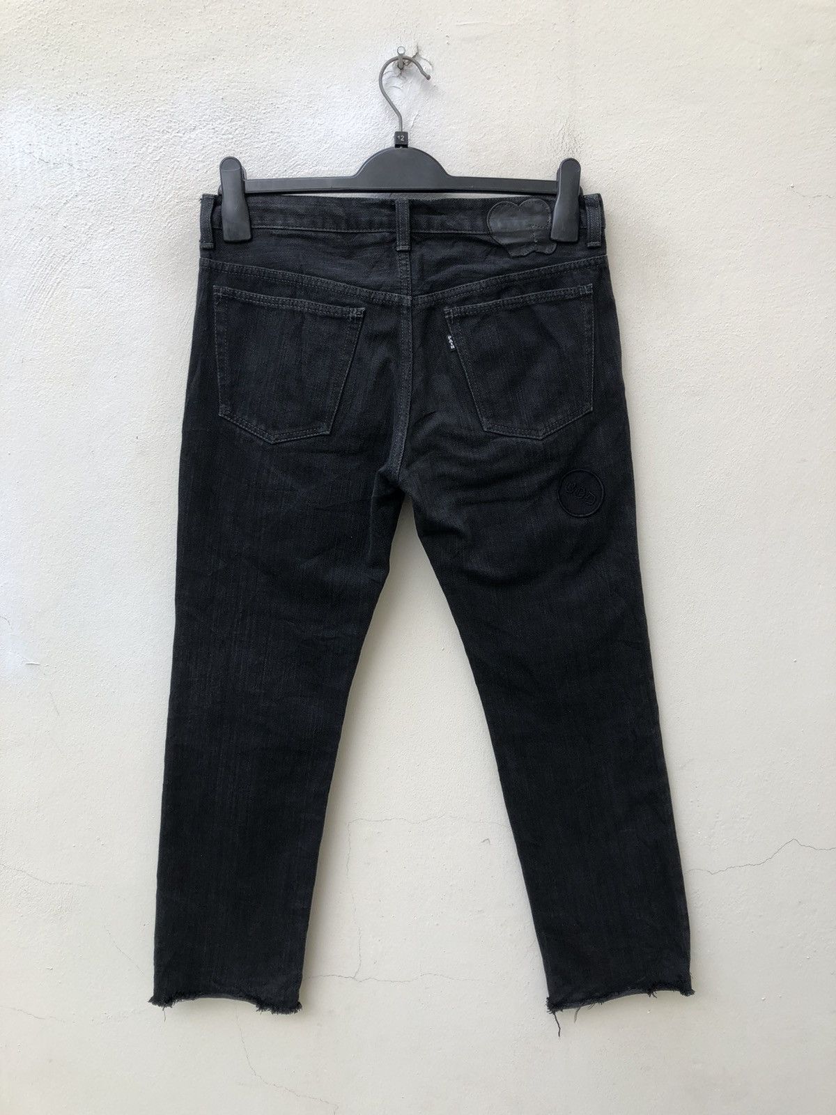 Number (N)ine Takahiro Miyashita John Lennon Patches Denim Cropped Size US 29 - 9 Thumbnail