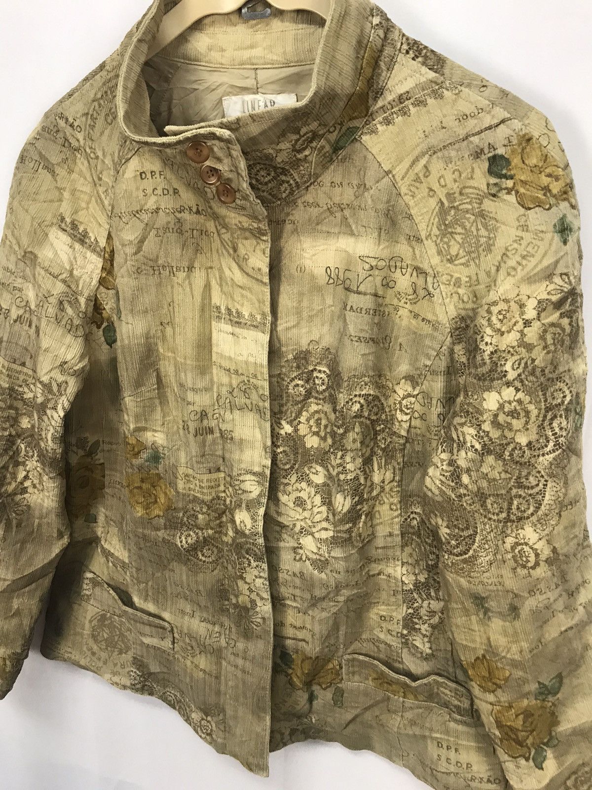 Japanese Brand Linear fullprint art design zipper jacket Size US M / EU 48-50 / 2 - 8 Thumbnail