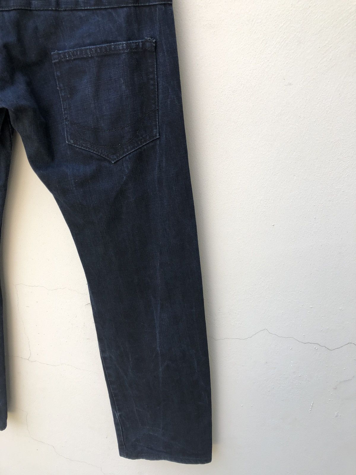 Yasuyuki Ishii Yasuyuki Ishii Japan Double Waist Indigo Denim Jeans Size US 31 - 11 Thumbnail