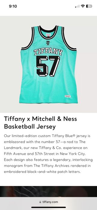 Tiffany & Co NFL Mitchell & Ness Football Jersey XXL in 2023