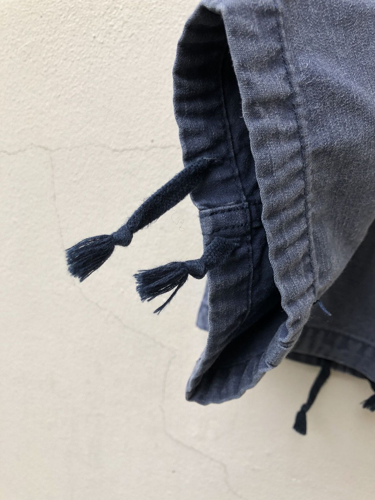 Vintage Delicious Japan Faded Navy Blue Cropped Cargo Trouser Pant Size US 30 / EU 46 - 15 Thumbnail