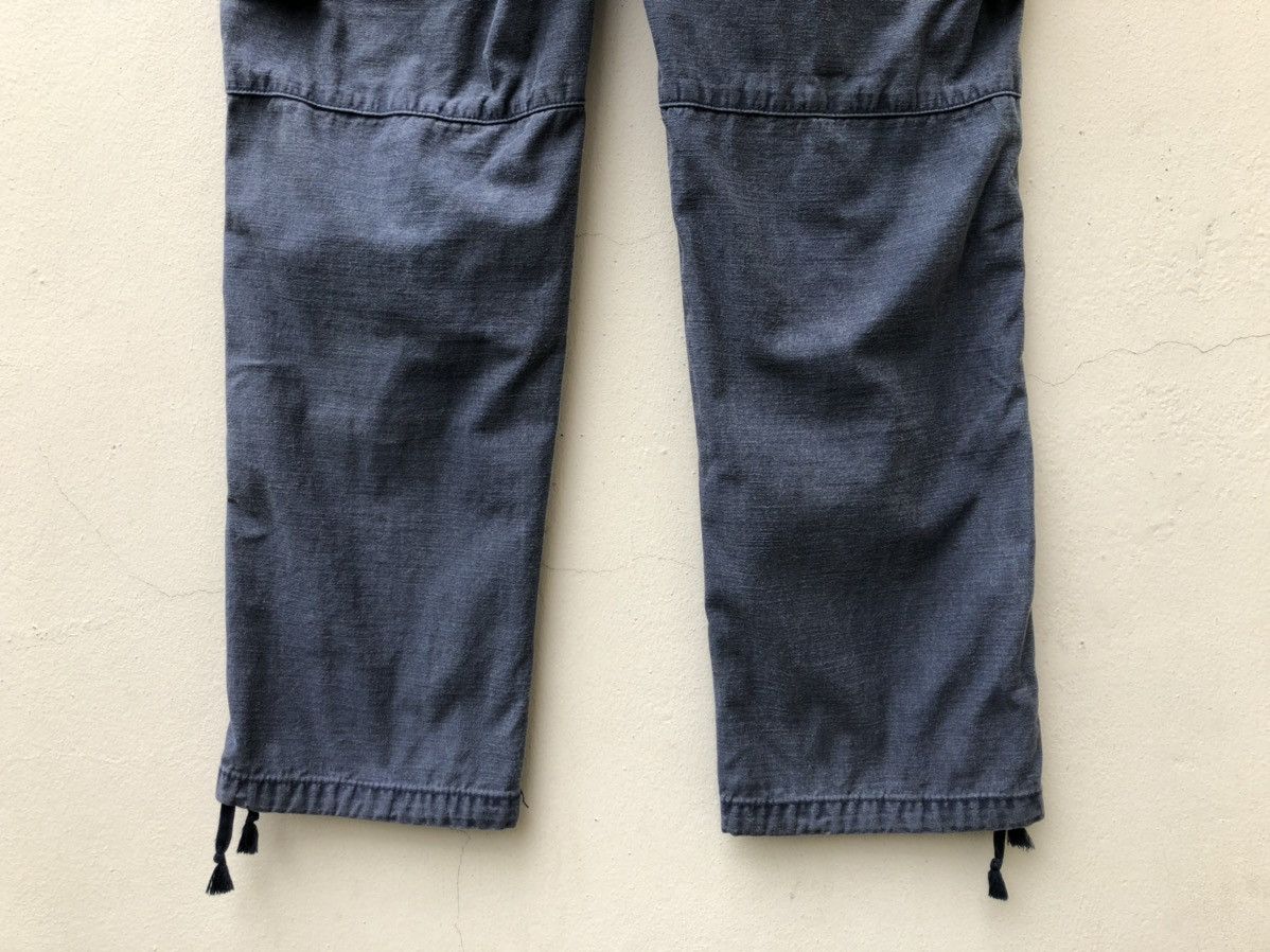 Vintage Delicious Japan Faded Navy Blue Cropped Cargo Trouser Pant Size US 30 / EU 46 - 11 Thumbnail