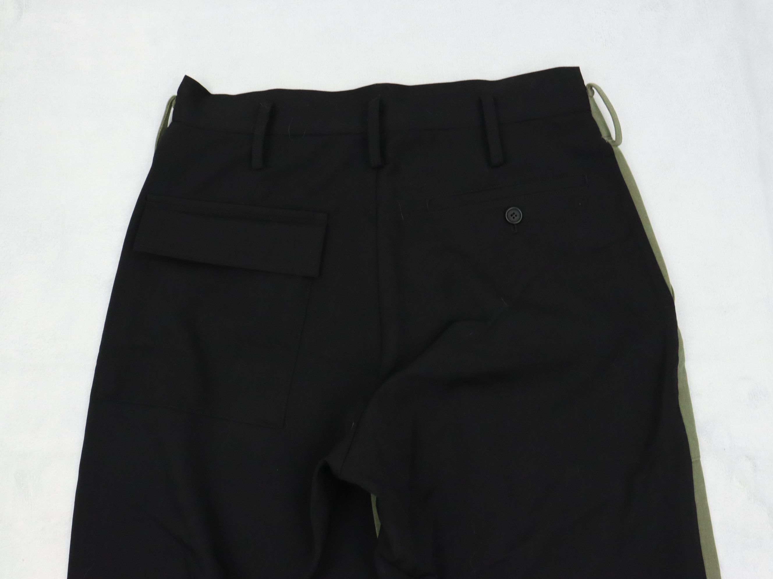 Yohji Yamamoto YY Regulation GABARDINE R-WAIST SHIFTED PANT Size US 30 / EU 46 - 13 Thumbnail