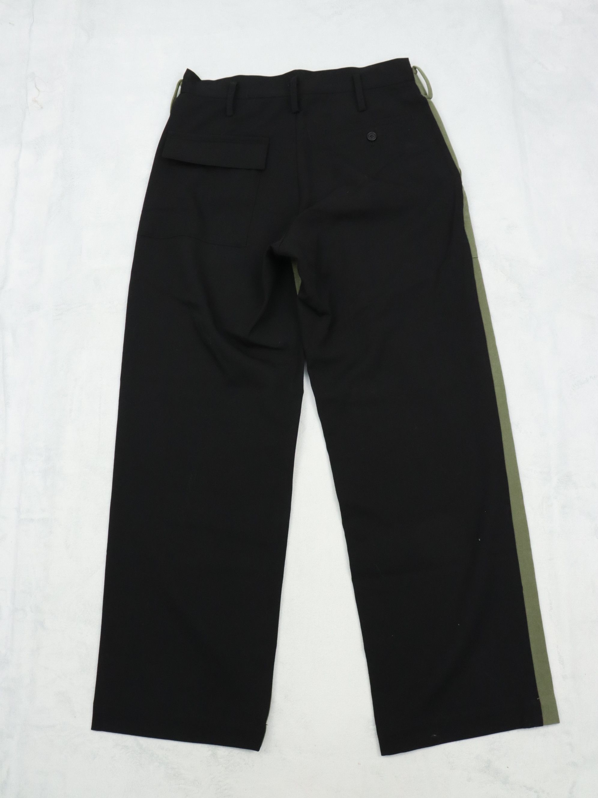 Yohji Yamamoto YY Regulation GABARDINE R-WAIST SHIFTED PANT Size US 30 / EU 46 - 11 Thumbnail