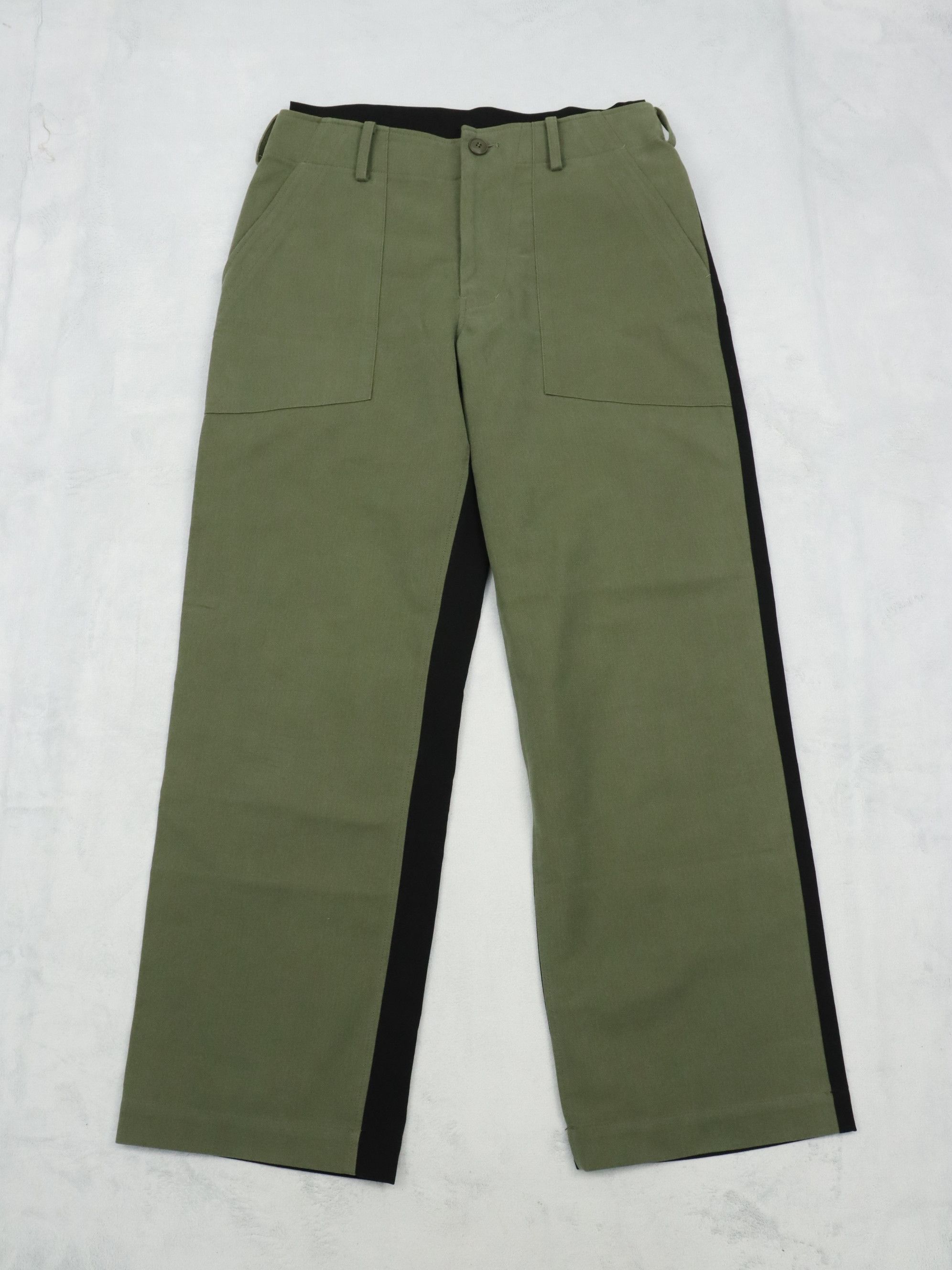 Yohji Yamamoto YY Regulation GABARDINE R-WAIST SHIFTED PANT Size US 30 / EU 46 - 10 Thumbnail