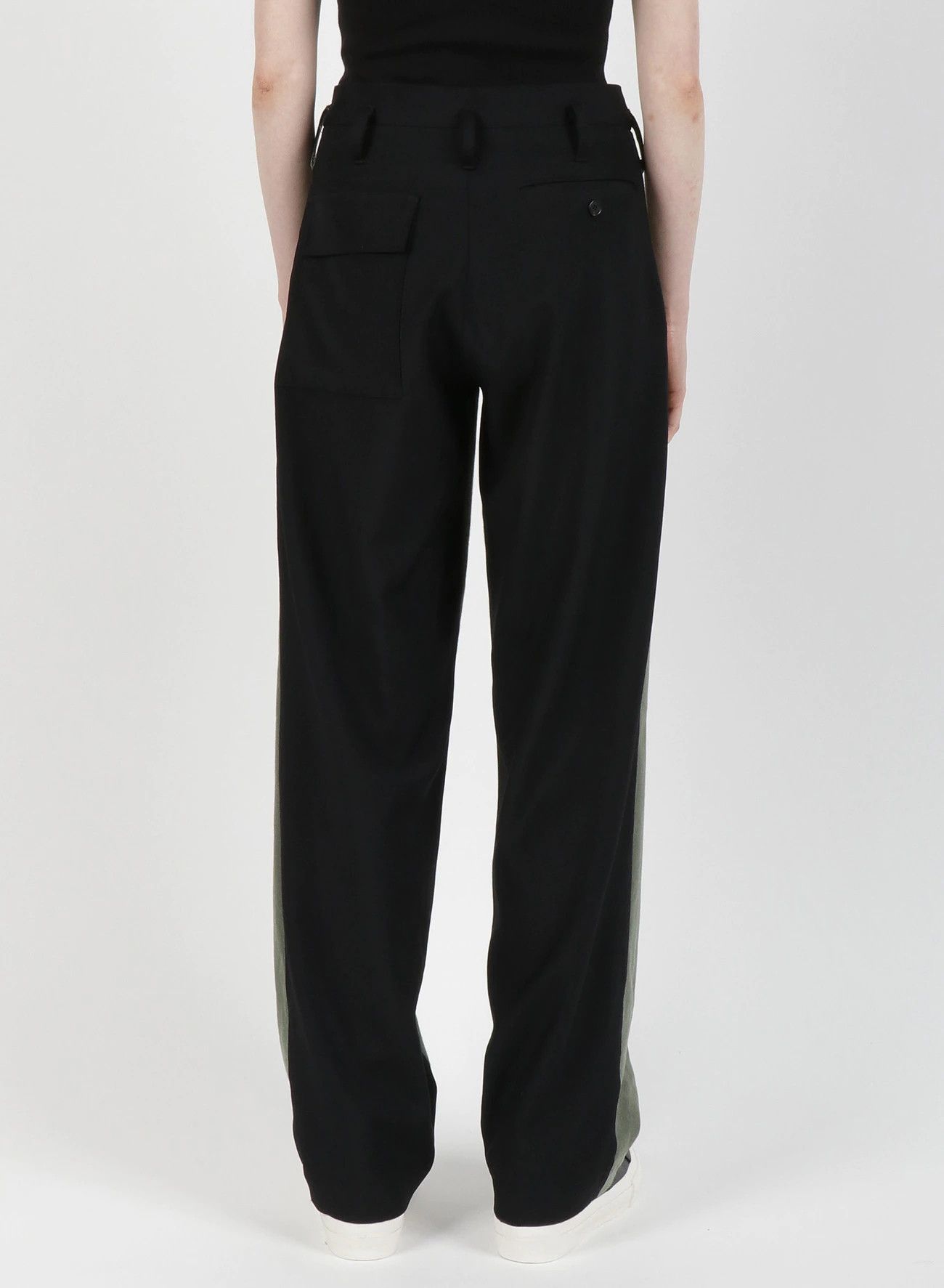 Yohji Yamamoto YY Regulation GABARDINE R-WAIST SHIFTED PANT Size US 30 / EU 46 - 4 Thumbnail