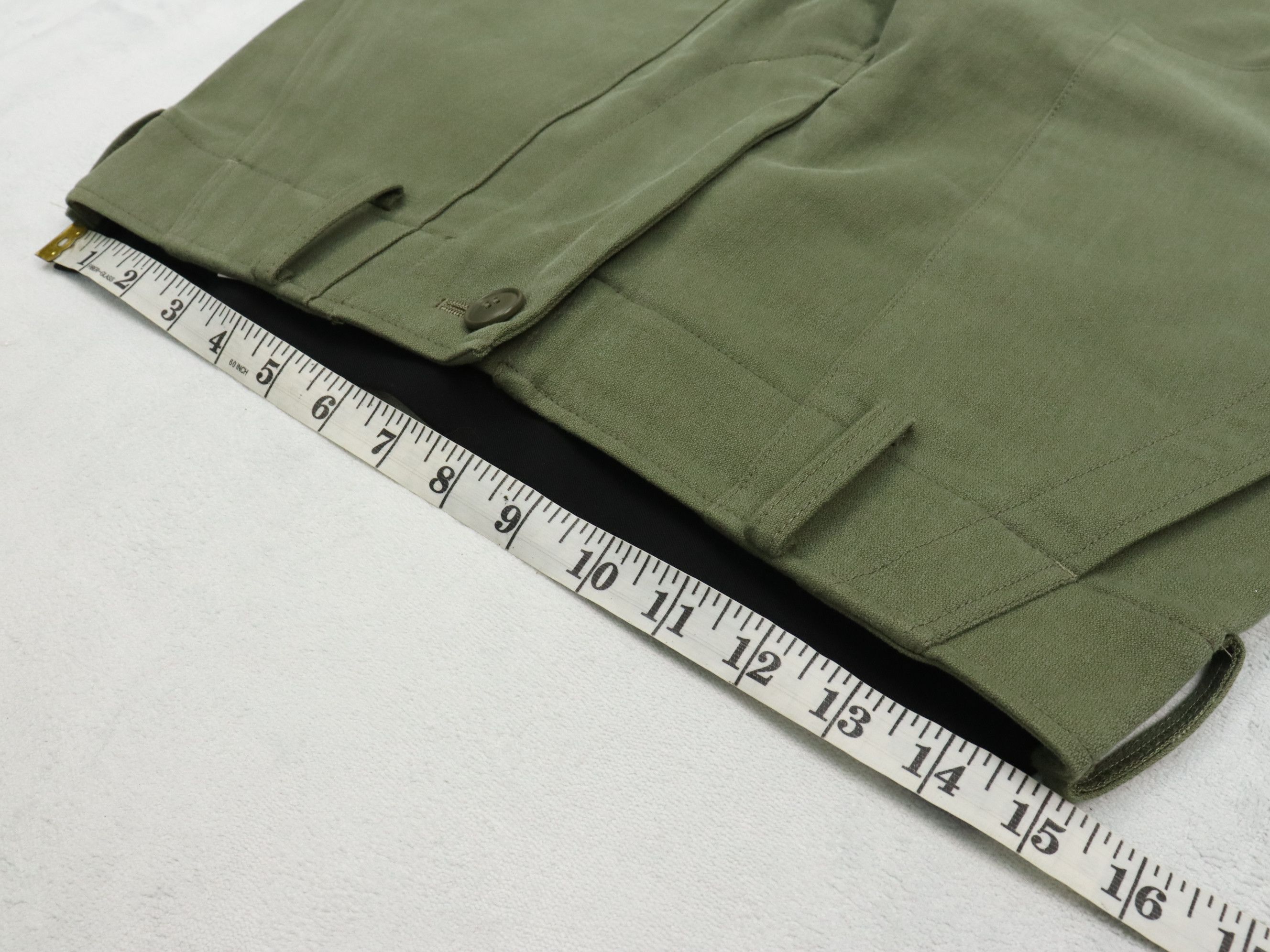 Yohji Yamamoto YY Regulation GABARDINE R-WAIST SHIFTED PANT Size US 30 / EU 46 - 18 Thumbnail
