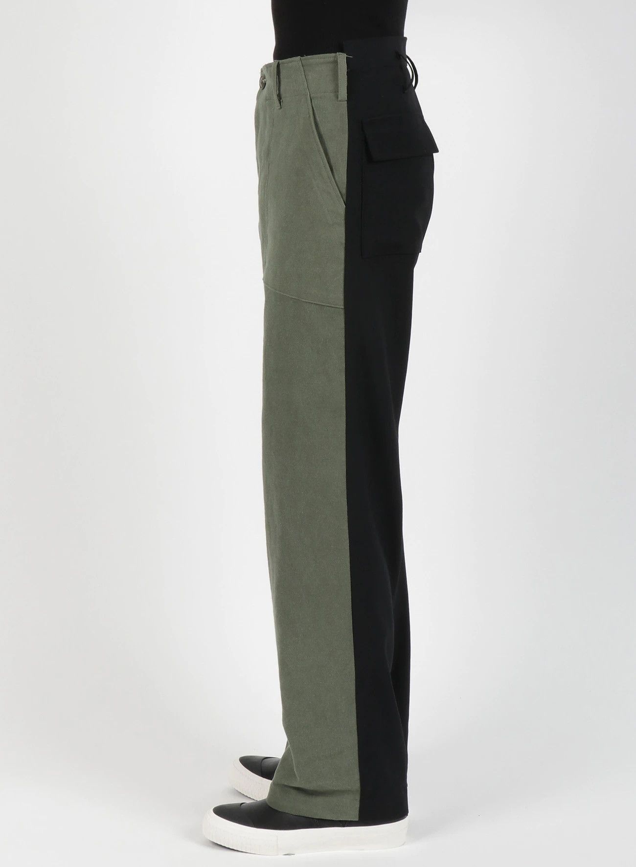 Yohji Yamamoto YY Regulation GABARDINE R-WAIST SHIFTED PANT Size US 30 / EU 46 - 3 Thumbnail