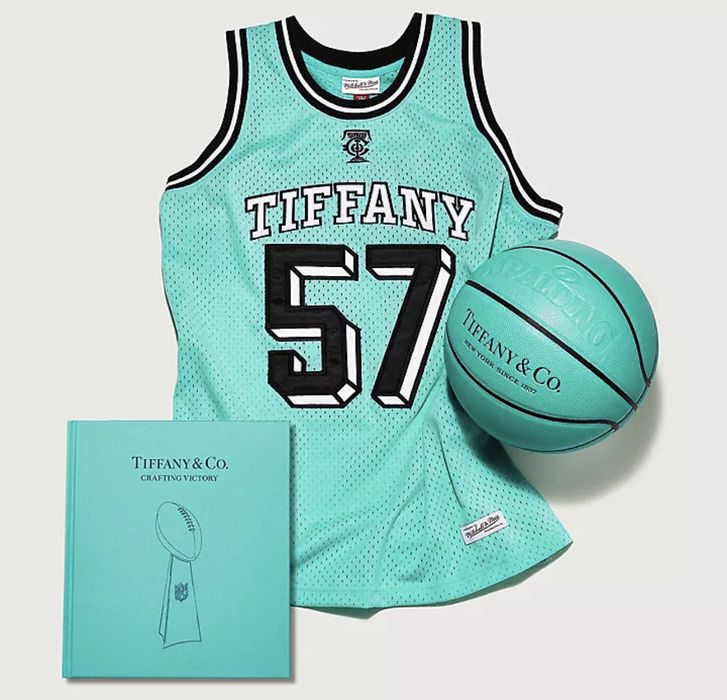 Tiffany & Co. x NBA x Mitchell & Ness Basketball Jersey Tiffany Blue/Black