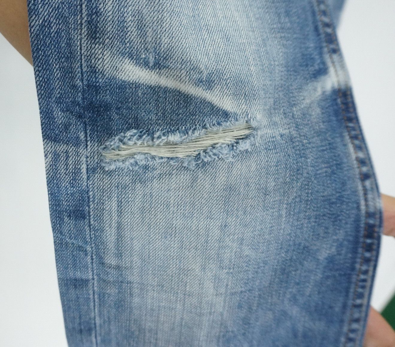 JACKROSE 🔥🔥Japan JACKROSE Flared Boot Tribal Mark Distressed Jeans Size US 31 - 15 Thumbnail
