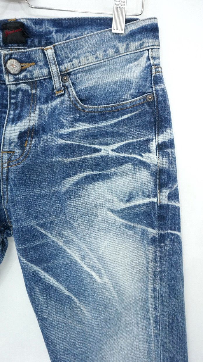 JACKROSE 🔥🔥Japan JACKROSE Flared Boot Tribal Mark Distressed Jeans Size US 31 - 6 Thumbnail