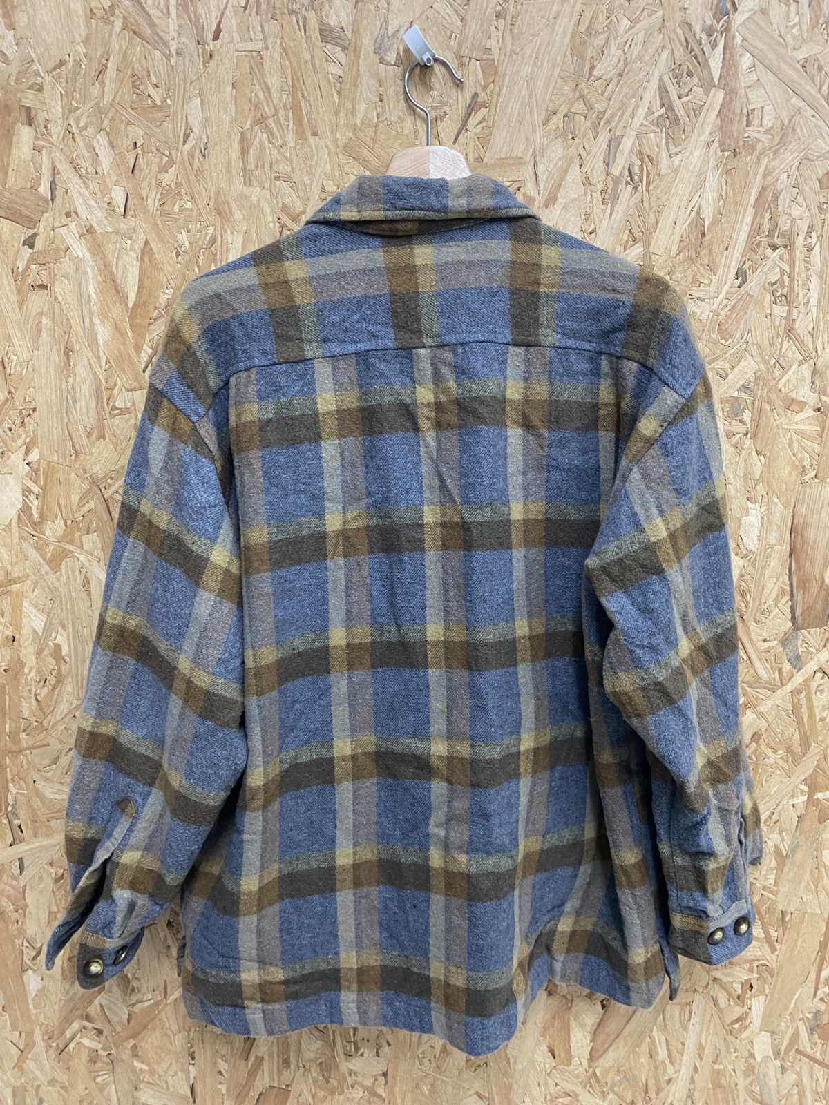 Converse × Flannel × Vintage Converse Chuck Taylor Flannel Light Jacket 50% Wool Size US M / EU 48-50 / 2 - 3 Thumbnail