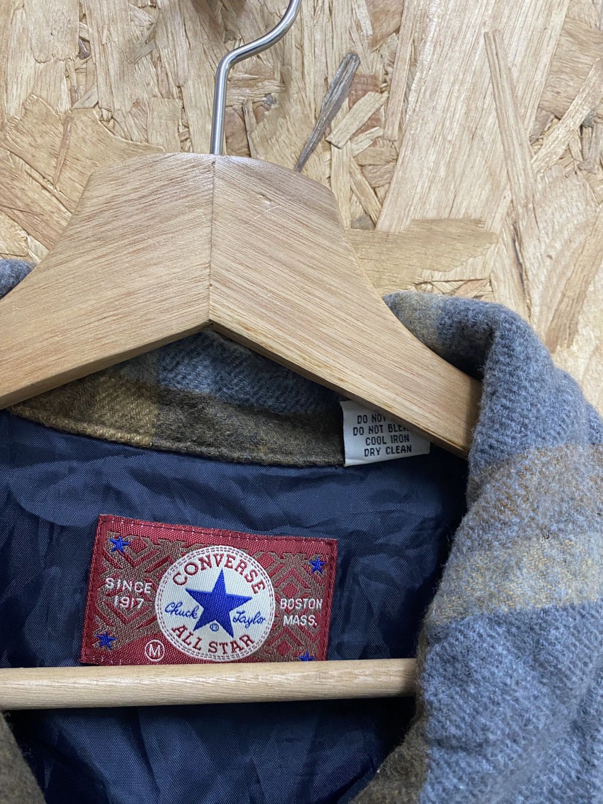 Converse × Flannel × Vintage Converse Chuck Taylor Flannel Light Jacket 50% Wool Size US M / EU 48-50 / 2 - 5 Thumbnail