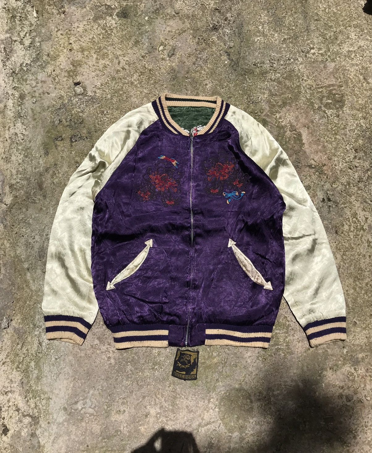 Tailor Toyo Vintage 70s Hand Embroidery Souvenir Jacket (Reversible) Size US M / EU 48-50 / 2 - 7 Thumbnail