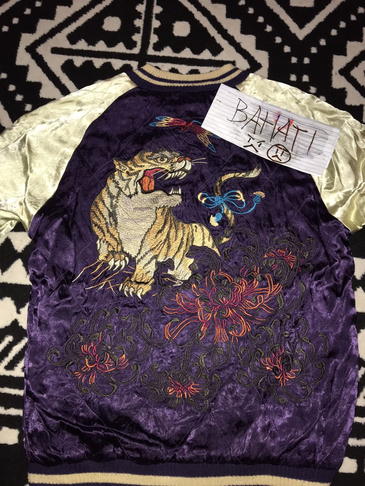 Tailor Toyo Vintage 70s Hand Embroidery Souvenir Jacket (Reversible) Size US M / EU 48-50 / 2 - 12 Thumbnail