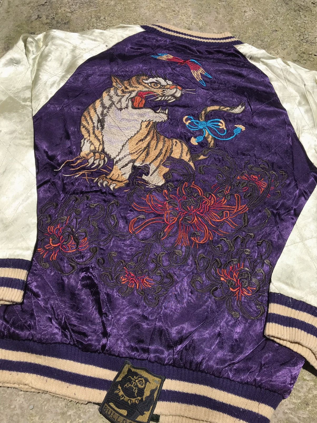 Tailor Toyo Vintage 70s Hand Embroidery Souvenir Jacket (Reversible) Size US M / EU 48-50 / 2 - 6 Thumbnail