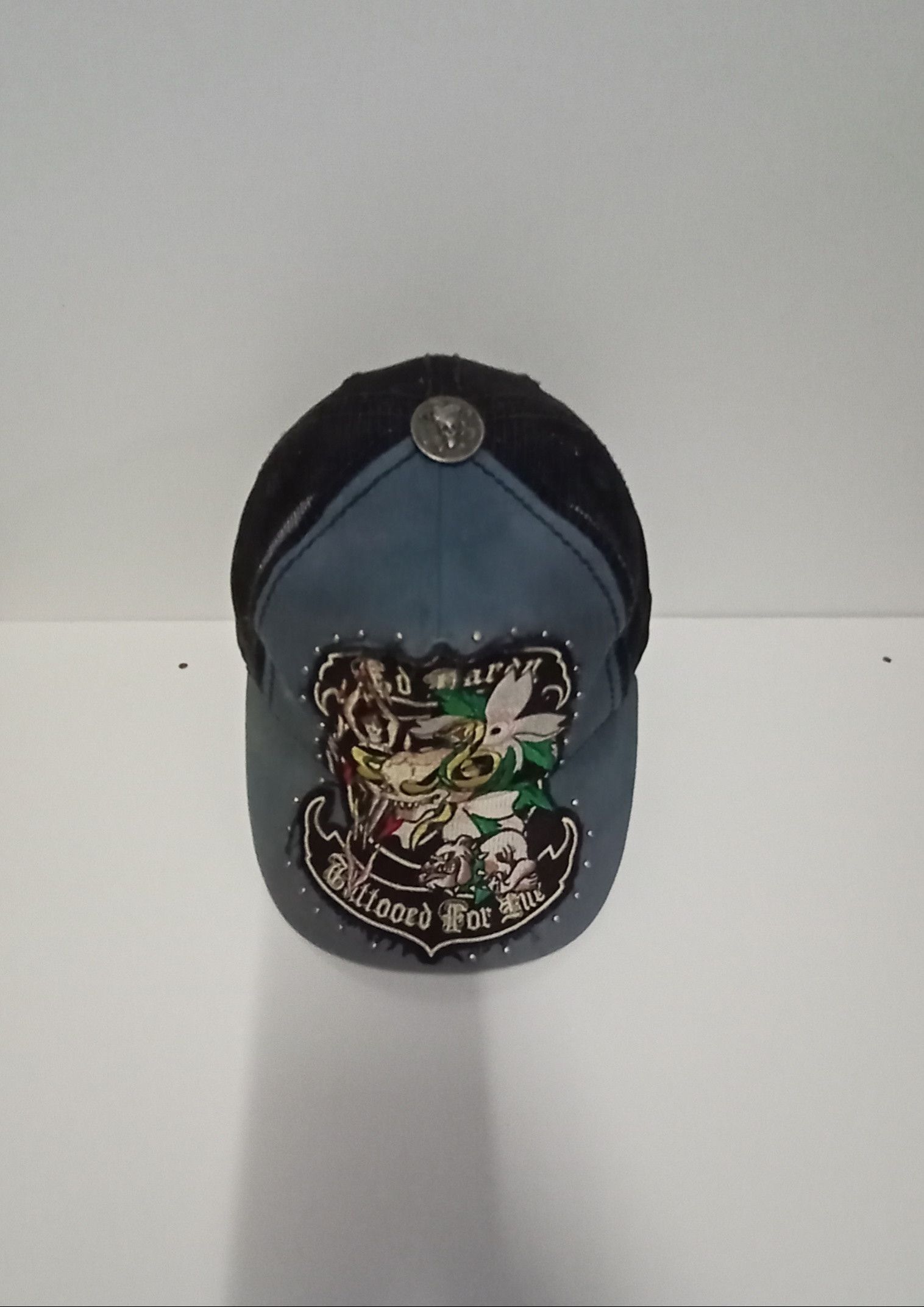 Christian Audigier Ed hardy x Christian Audigier x Patches Trucker Snapback Size ONE SIZE - 2 Thumbnail