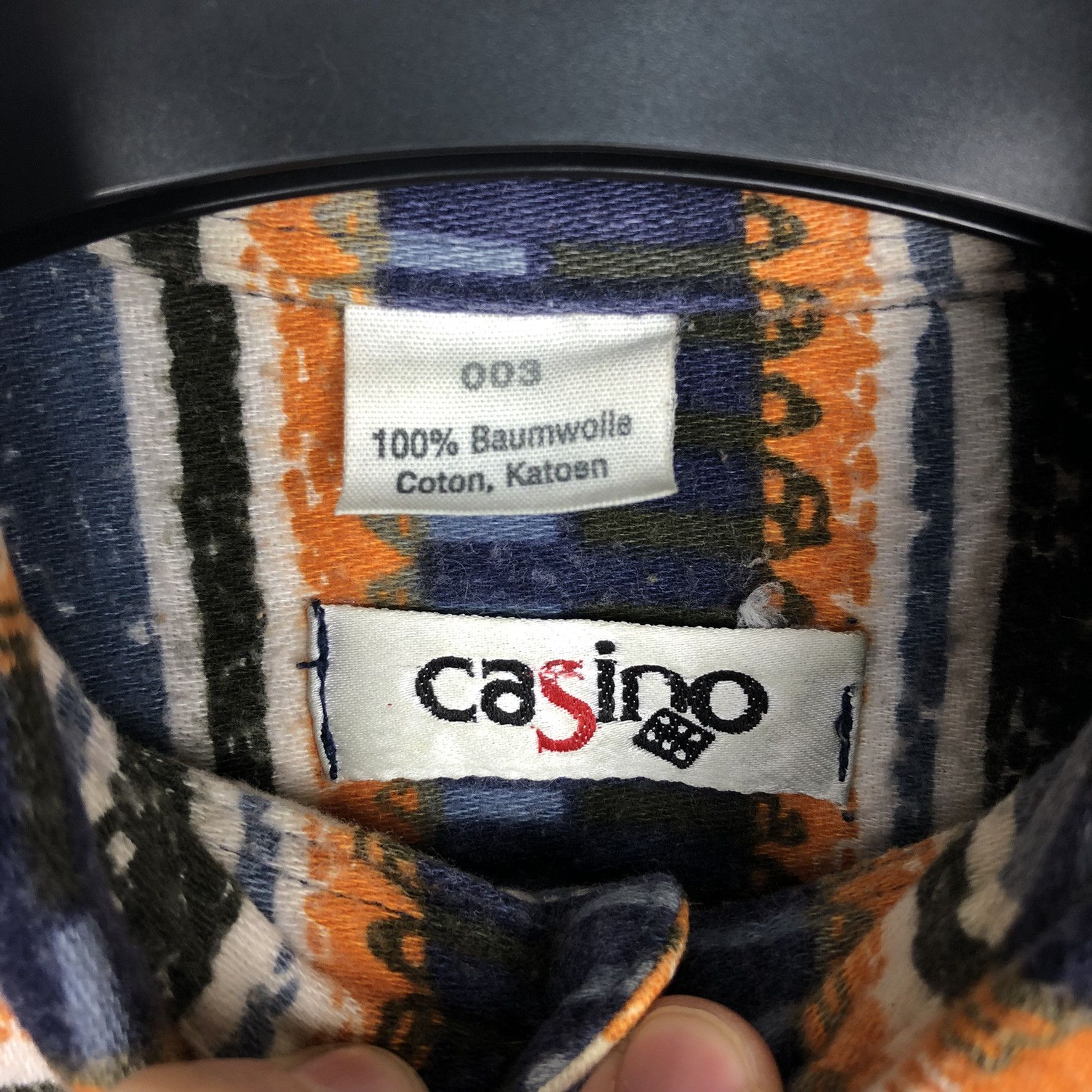 Vintage Vintage Casino Ornament Shirt Dense Cotton size M Size US M / EU 48-50 / 2 - 6 Thumbnail