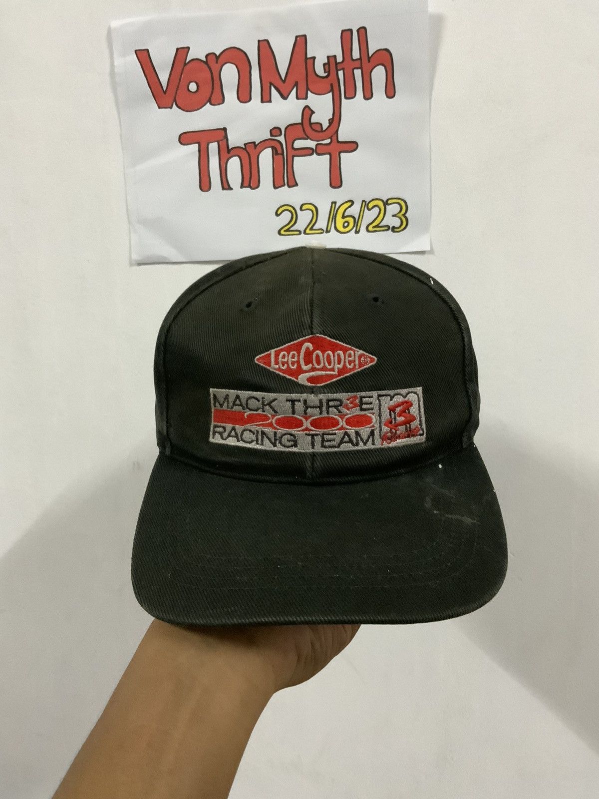 Lee Vintage Lee Cooper Japan Racing Team Hat Size ONE SIZE - 6 Thumbnail