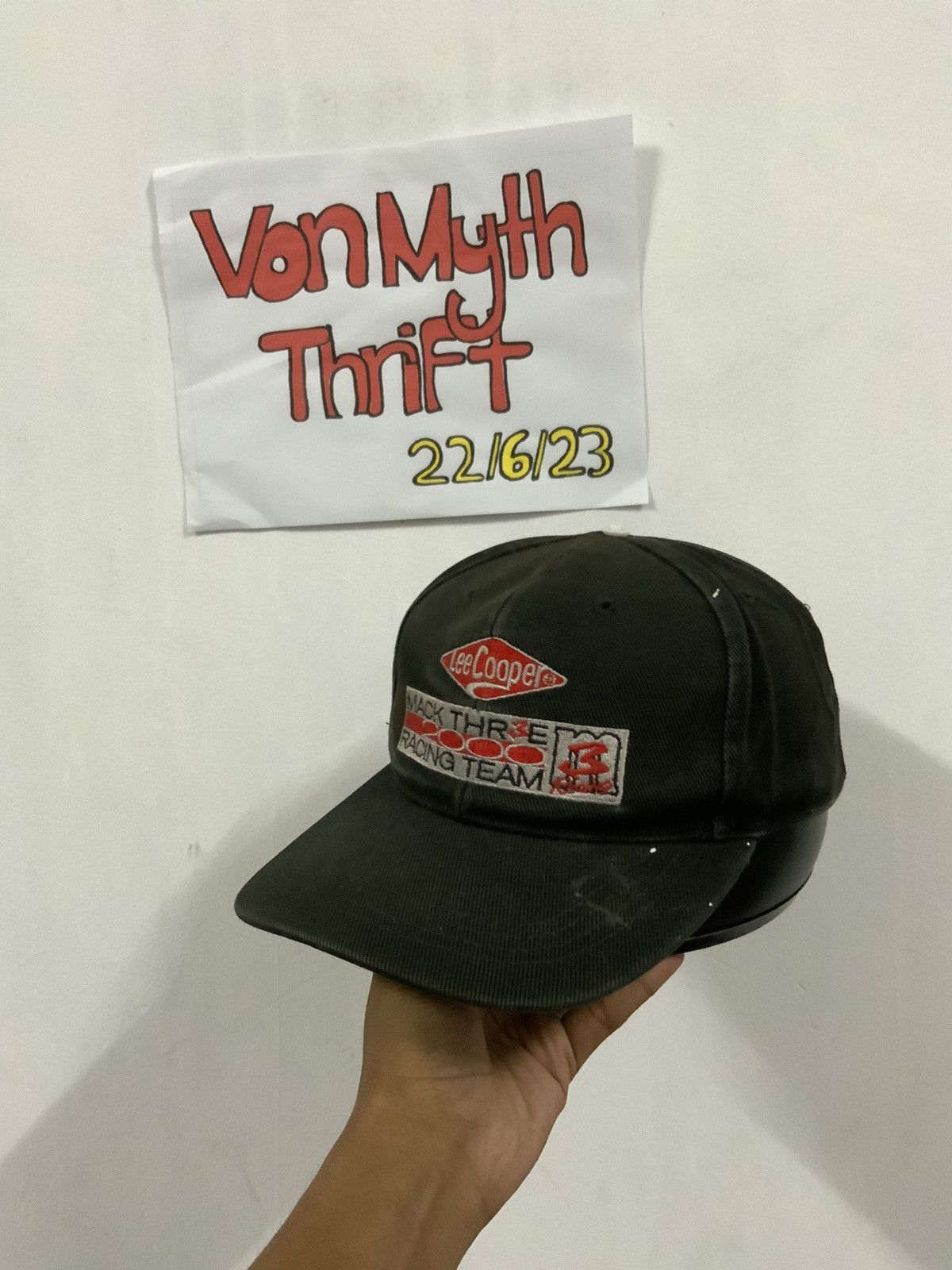 Lee Vintage Lee Cooper Japan Racing Team Hat Size ONE SIZE - 2 Thumbnail