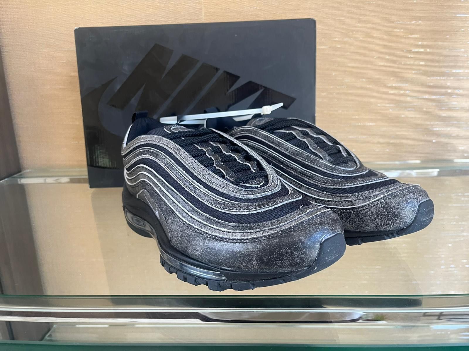 Comme des Garcons × Nike Air Max 97 CDG in Black Size US 9.5 / EU 42-43 - 4 Thumbnail