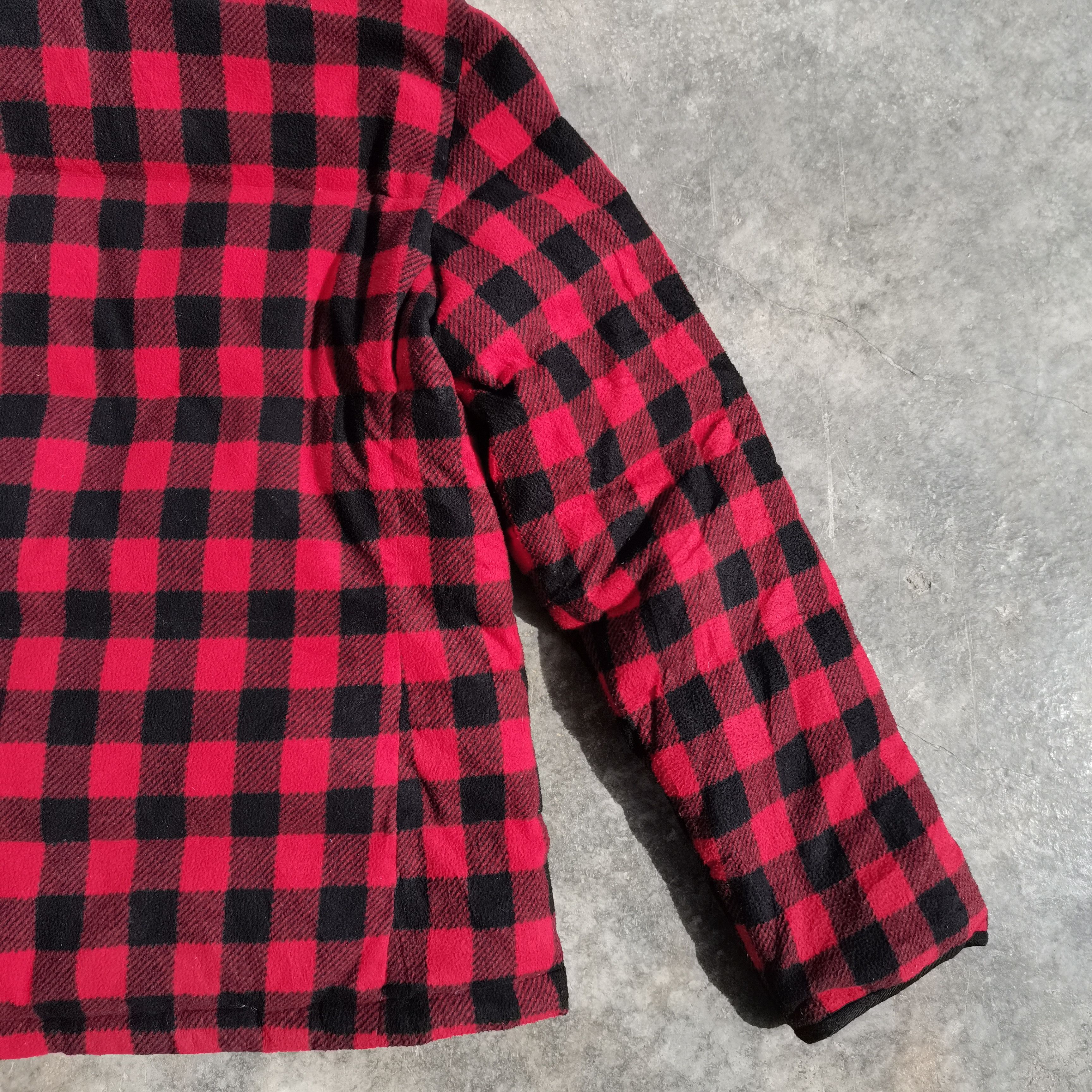 Japanese Brand × Uniqlo UNIQLO Flannel Zipper Up Hoodie Jacket Size US L / EU 52-54 / 3 - 12 Thumbnail