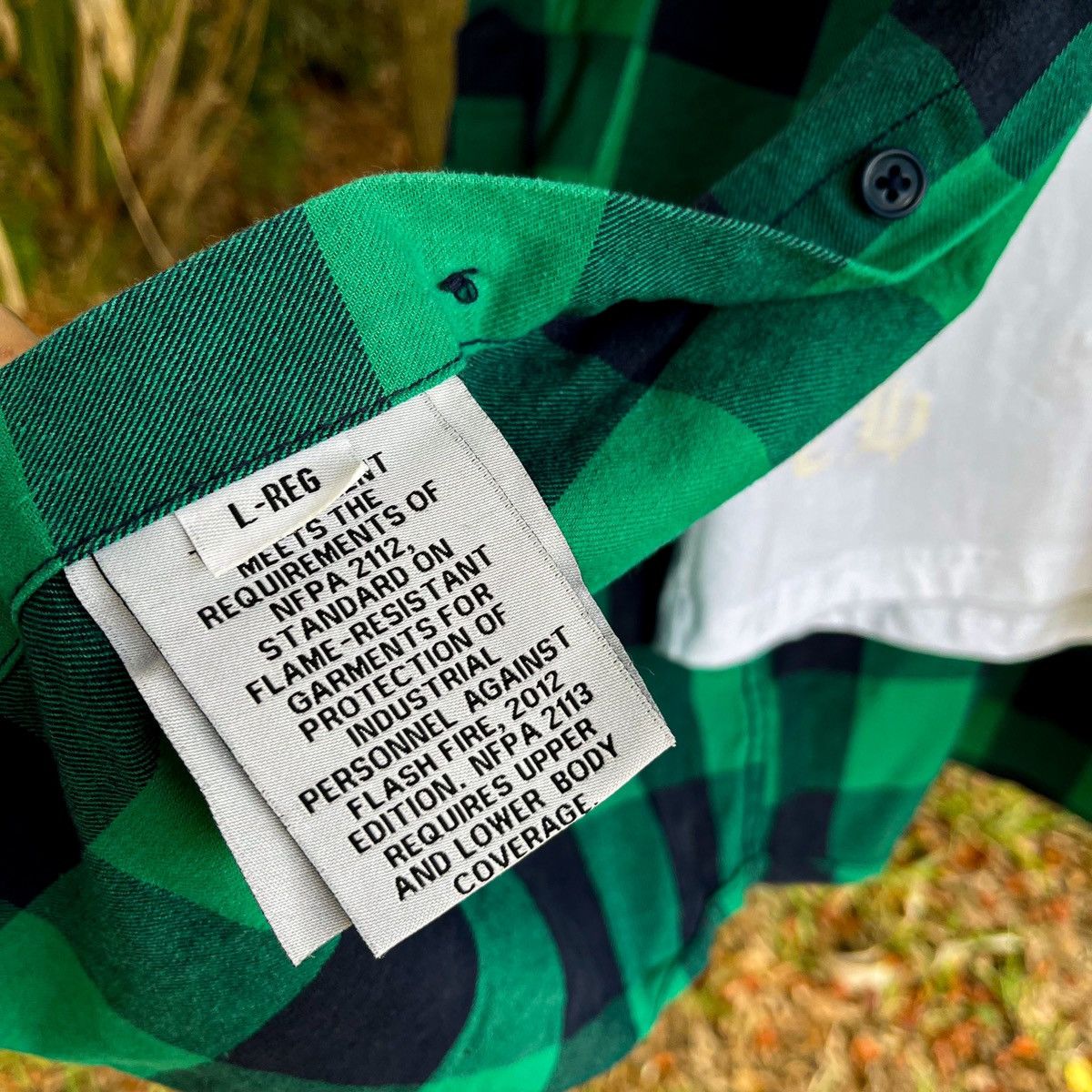 Flannel × Vintage Vintage 90s Travis Scott Workwear Style Flannel Size US L / EU 52-54 / 3 - 8 Thumbnail