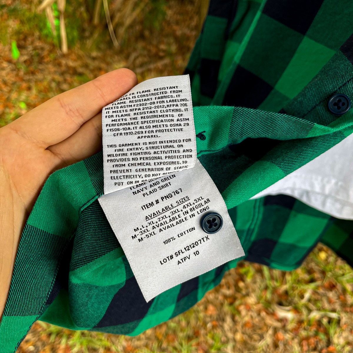 Flannel × Vintage Vintage 90s Travis Scott Workwear Style Flannel Size US L / EU 52-54 / 3 - 7 Thumbnail