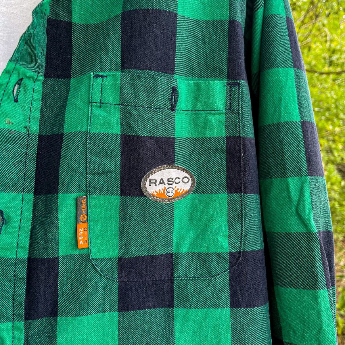 Flannel × Vintage Vintage 90s Travis Scott Workwear Style Flannel Size US L / EU 52-54 / 3 - 4 Thumbnail