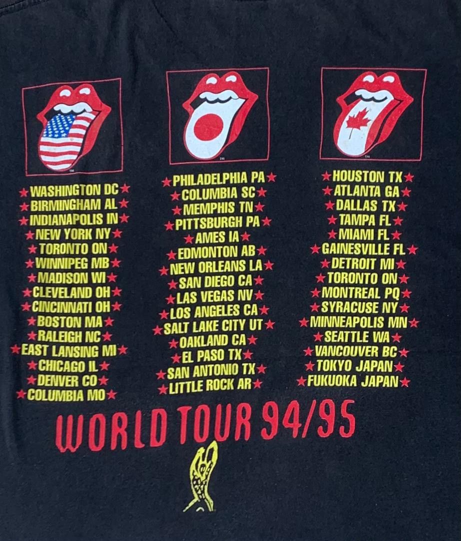 Band Tees × The Rolling Stones × Vintage vintage tee the rolling stones B14 Size US L / EU 52-54 / 3 - 4 Thumbnail