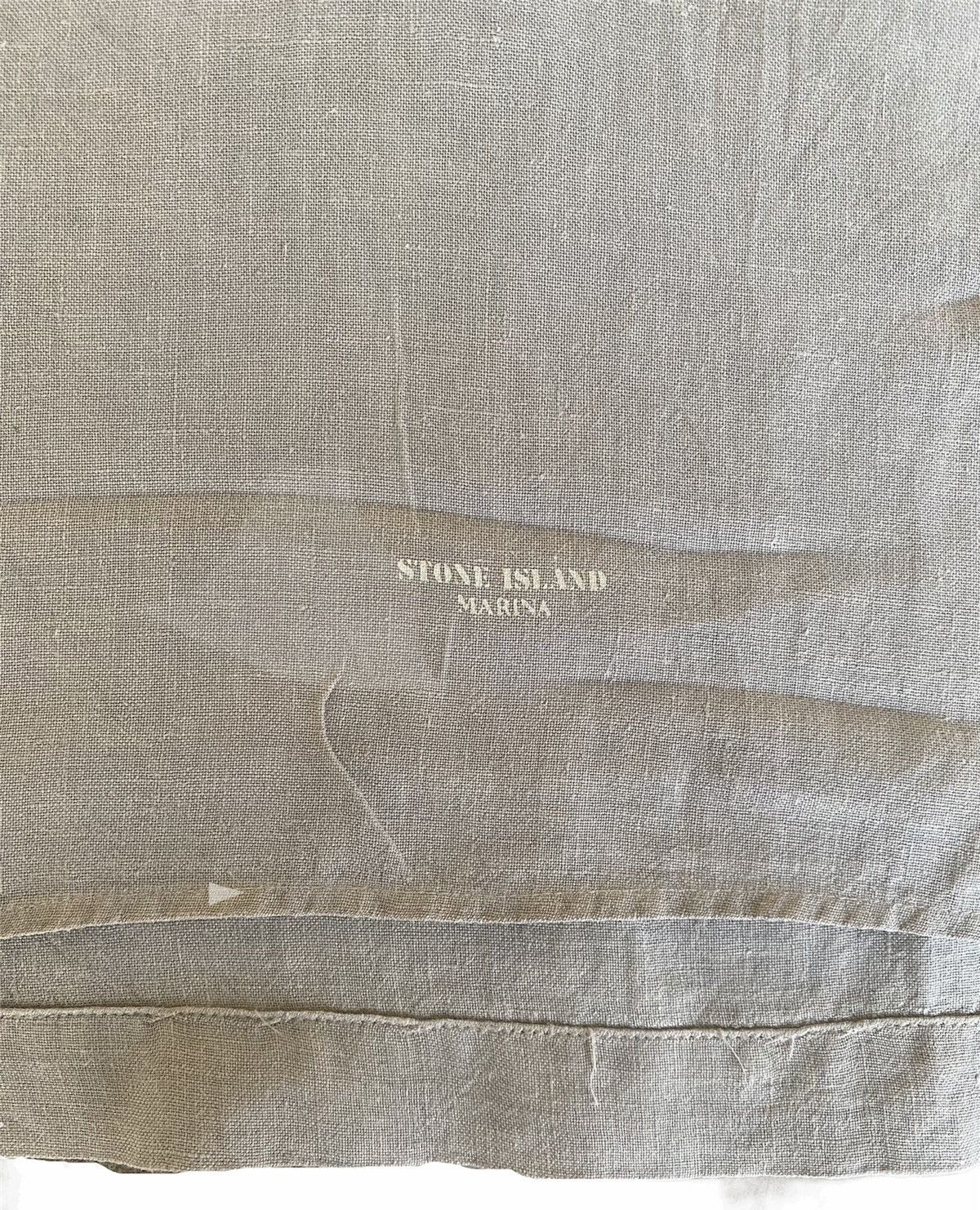 Stone Island Stone Island Spring Summer 1995 Linen Shirt Vintage Size US L / EU 52-54 / 3 - 3 Thumbnail