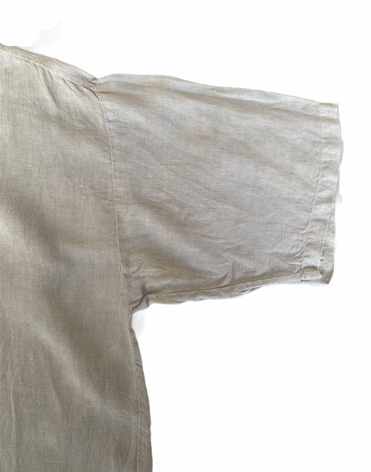Stone Island Stone Island Spring Summer 1995 Linen Shirt Vintage Size US L / EU 52-54 / 3 - 9 Thumbnail