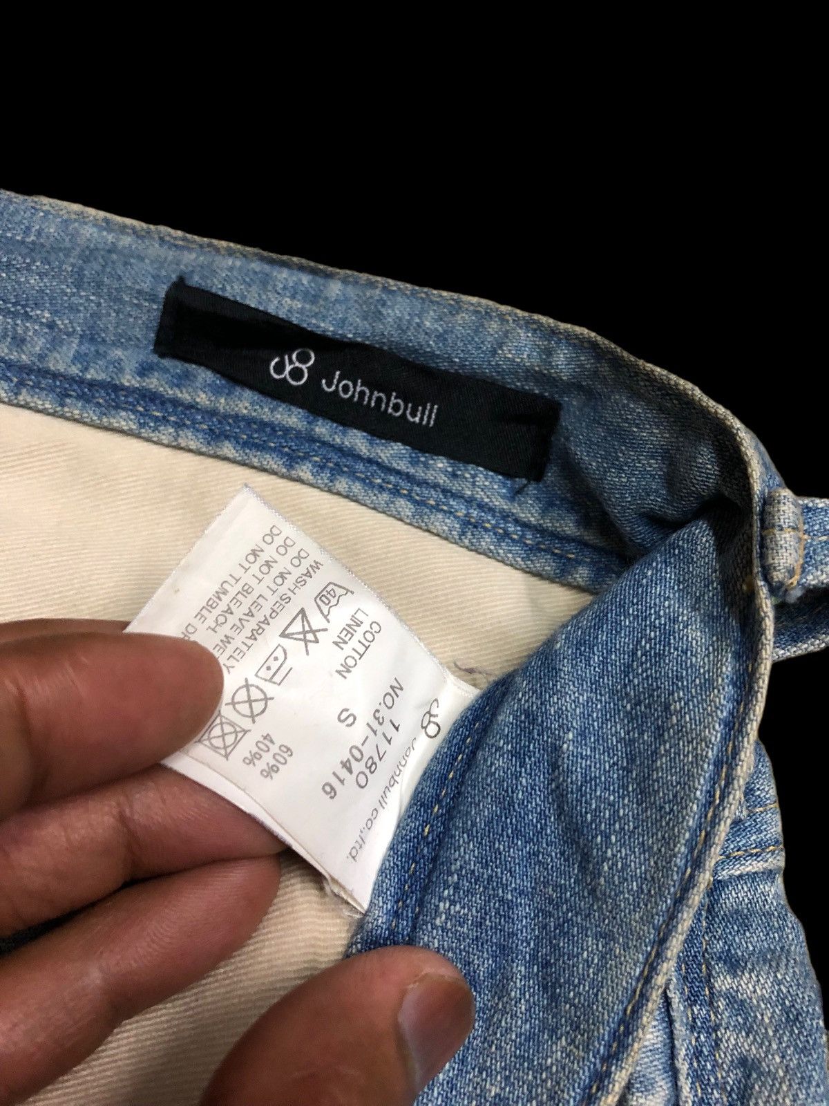 Japanese Brand × Johnbull HALF SELVEDGE JOHNBULL DISTRESSED DENIM Size US 29 - 4 Thumbnail