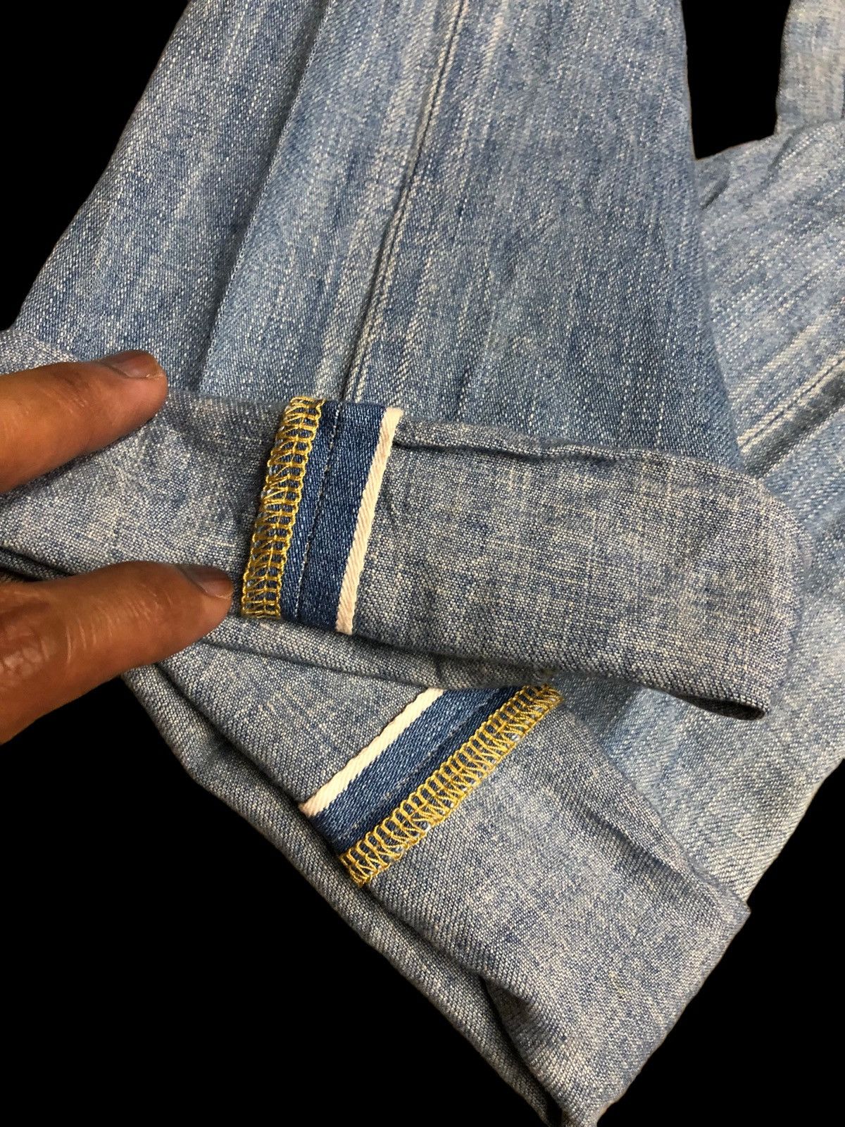 Japanese Brand × Johnbull HALF SELVEDGE JOHNBULL DISTRESSED DENIM Size US 29 - 5 Thumbnail