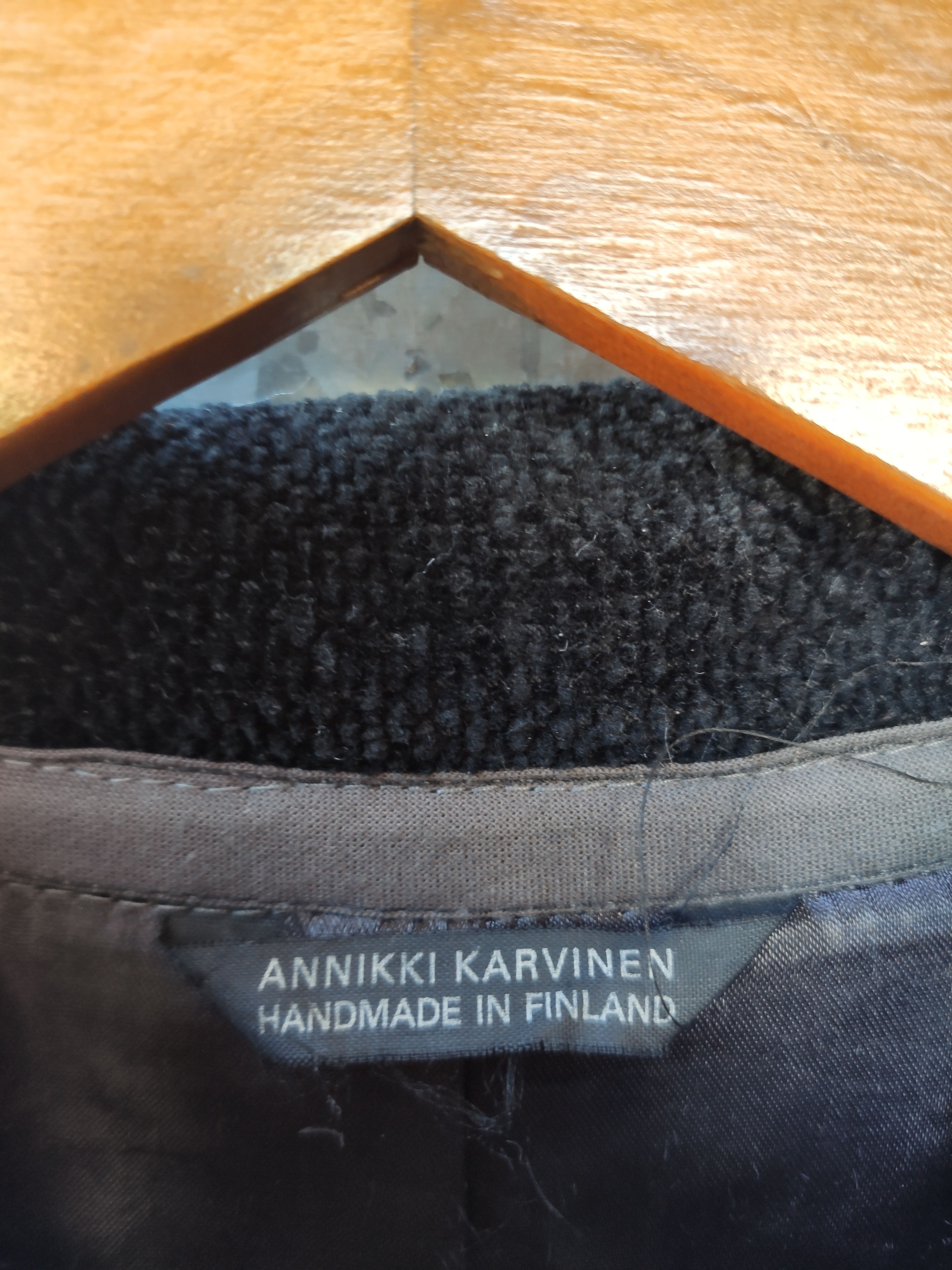 Annikki Karvinen Annikki Karvinen jacket patch work design Hand made Size US M / EU 48-50 / 2 - 5 Thumbnail
