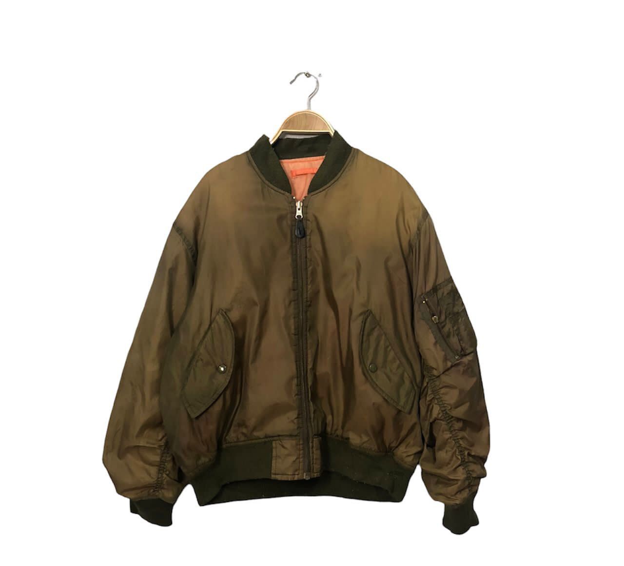Faded Glory Vintage Unbranded Zipper Ups Faded Bomber Jacket Grailed