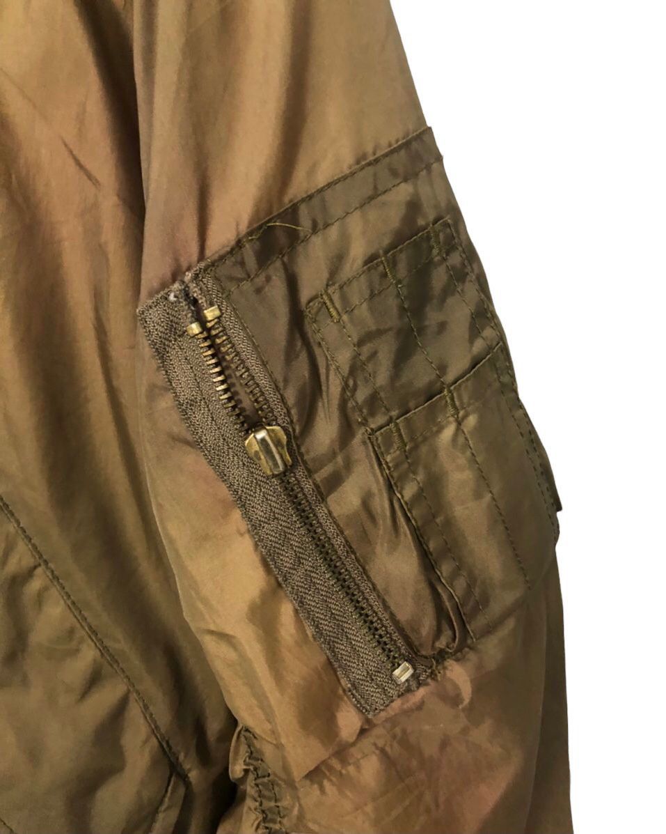 Japanese Brand Vintage Japanese Brand MA-1 Zipper Ups Faded Bomber Jacket Size US XL / EU 56 / 4 - 5 Thumbnail