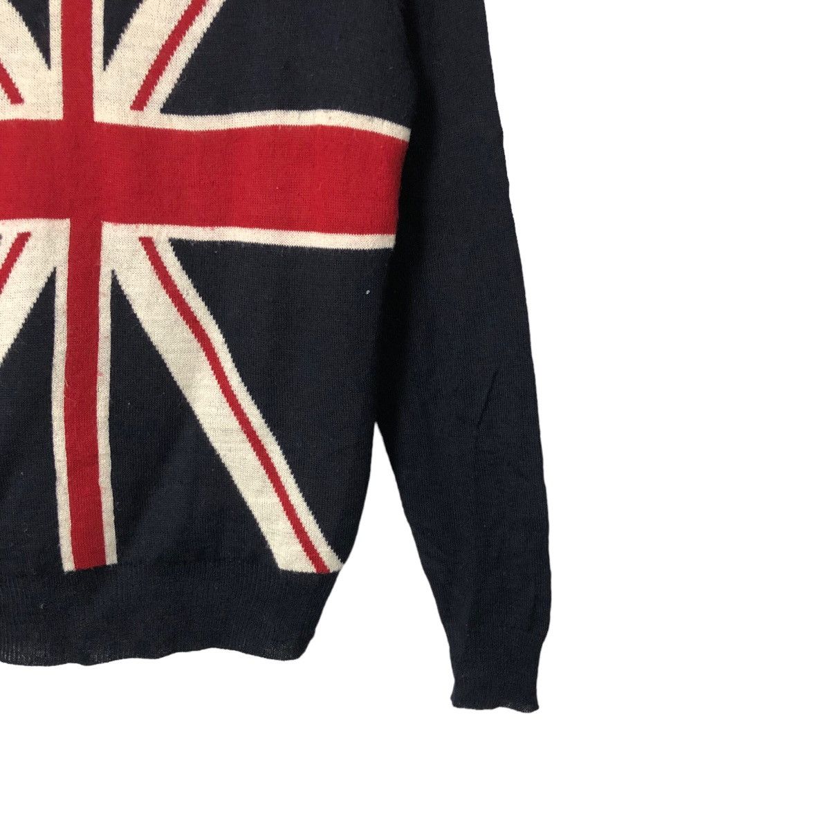 Aran Isles Knitwear Vintage On The Couch Britain Flag Knitwear Sweater Jumper Size S / US 4 / IT 40 - 2 Thumbnail