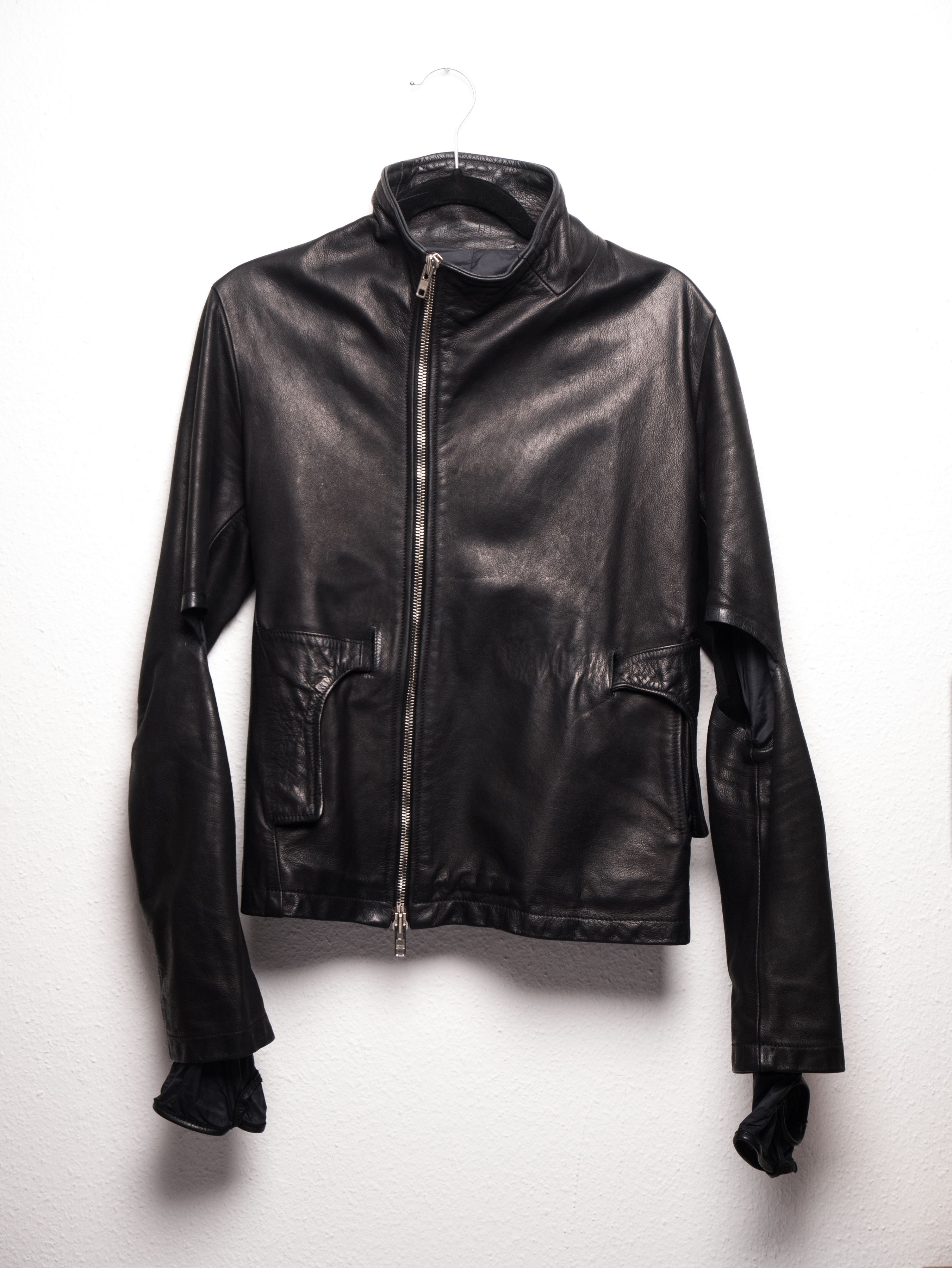 Obscur Gloved Technical Sleeved Leather Jacket | Grailed