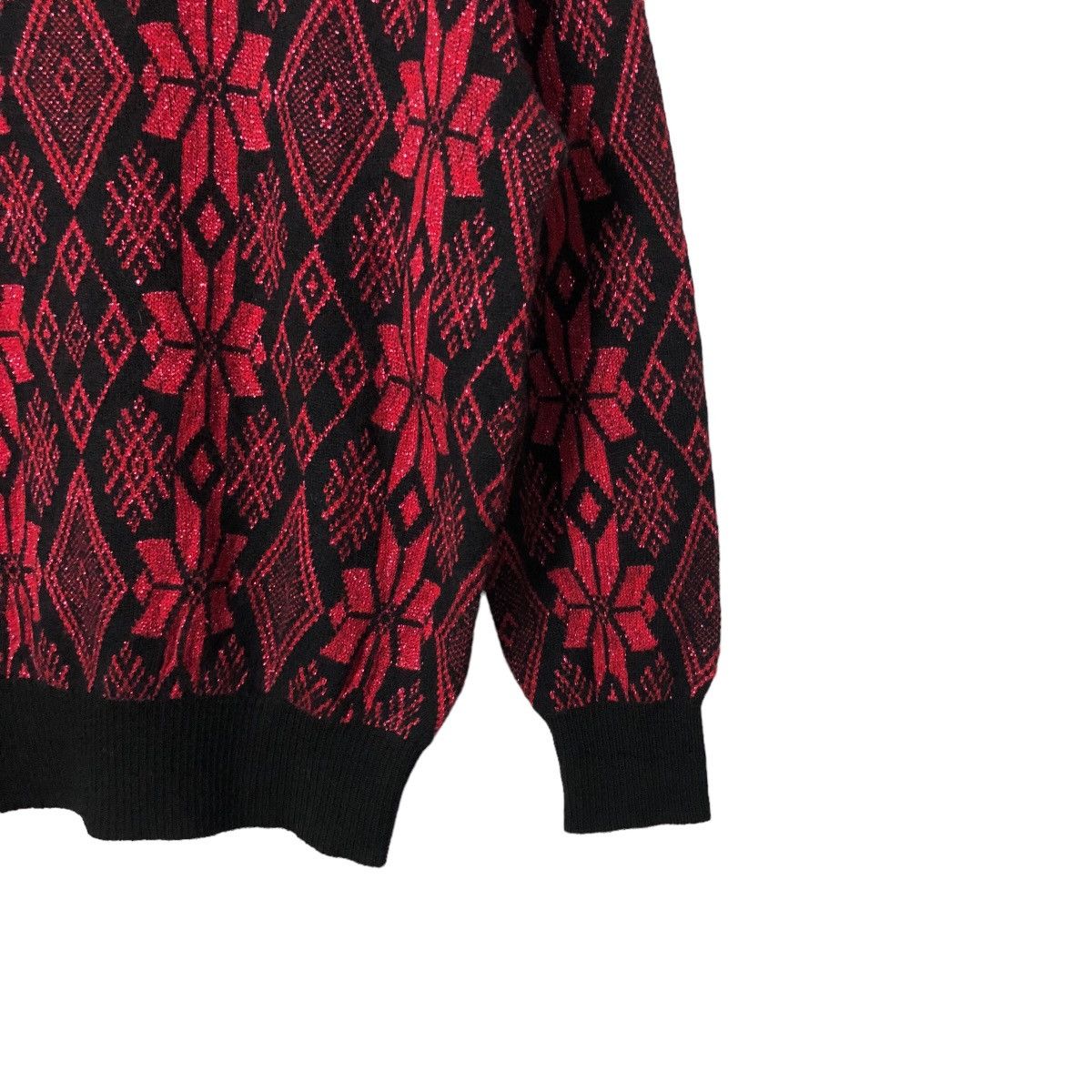 Aran Isles Knitwear Vintage Unbranded Crewneck Fullprint Navajo Knitwear Sweater Size US M / EU 48-50 / 2 - 2 Thumbnail